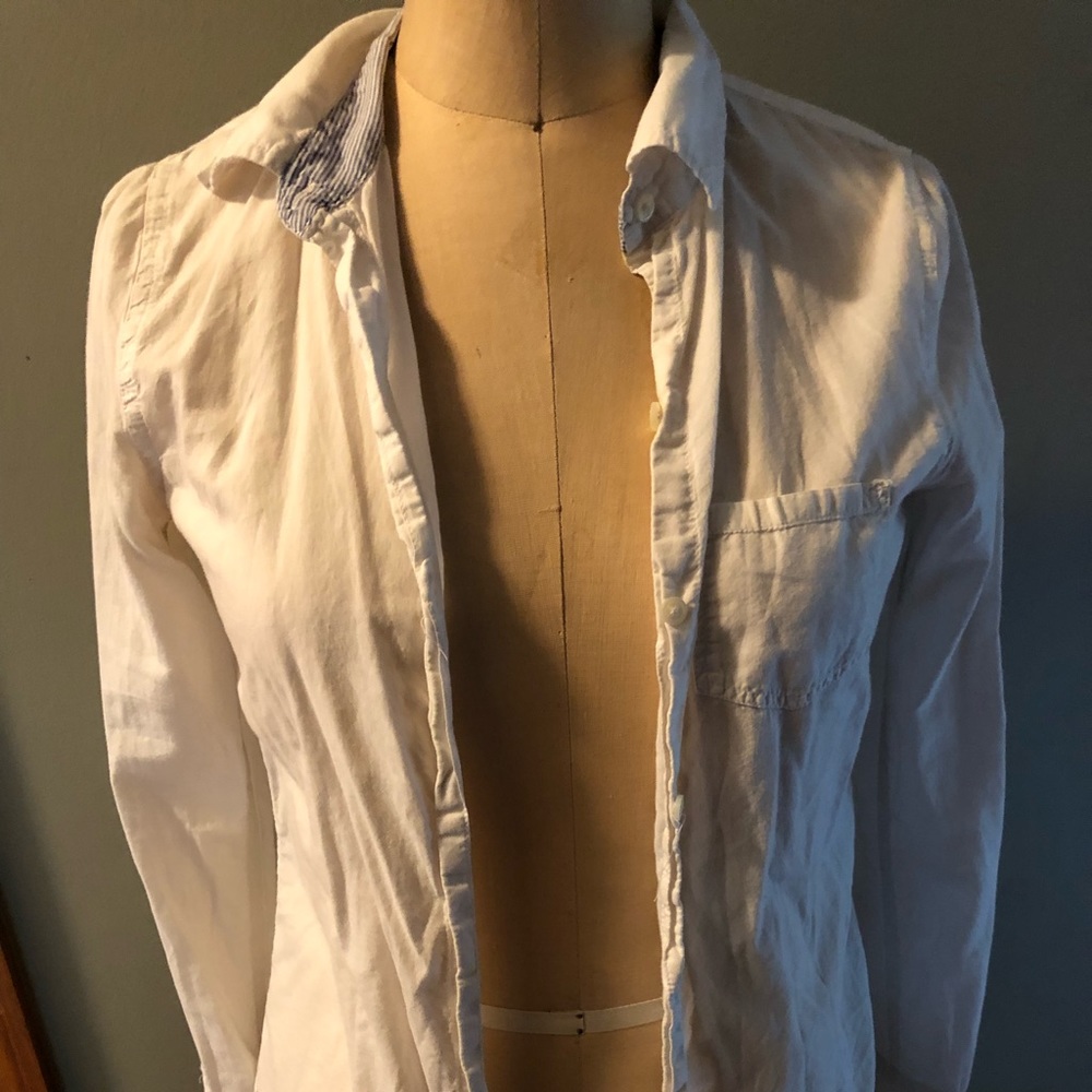 Gap casual white button down